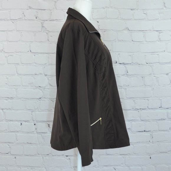 NEW! CHICO'S ZENERGY Neema Ruched Active Jacket - Picture 5 of 8